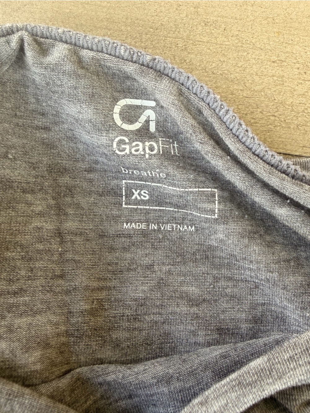 Grey Workout Tops - Picture 3 of 3